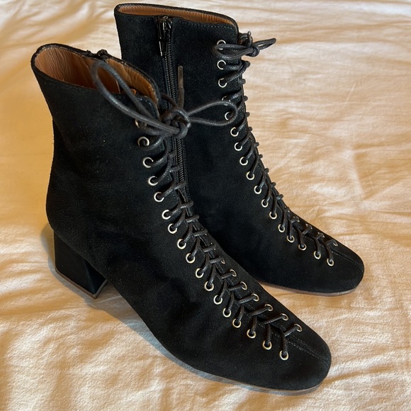 By FAR Becca boots in black suede - Picture 7 of 11